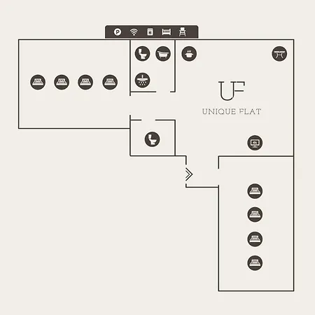 Unique Flat Apartment *